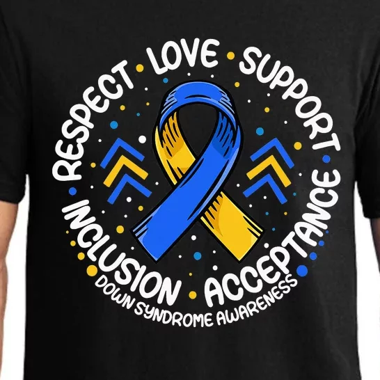 Down Syndrome Respect Support Down Syndrome Awareness Pajama Set