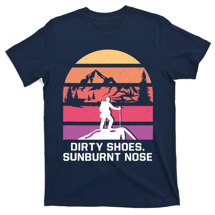 Dirty Shoes Sunburnt Nose Hiking Summer Hiker Tropical Tank Top T-Shirt