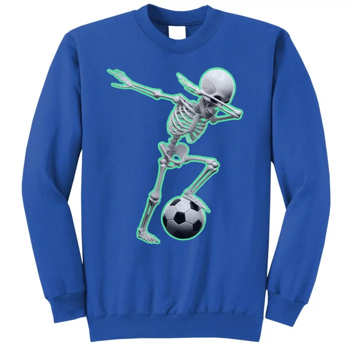 Dabbing Skeleton Soccer Spooky Season Sport Halloween Great Gift Sweatshirt