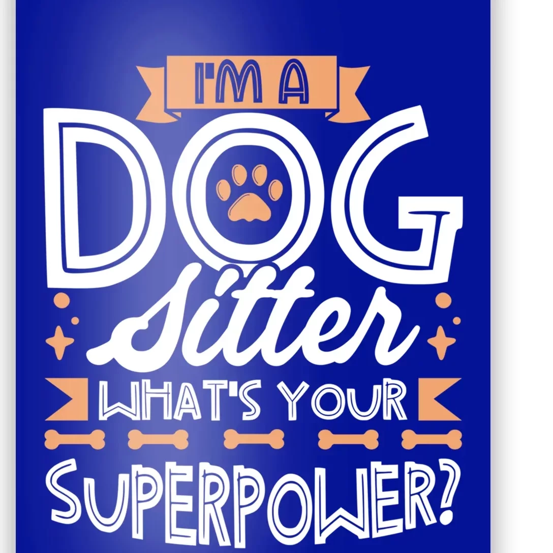 Dog Sitter Supplies Outfit Dog Walker Accessories Gift Poster