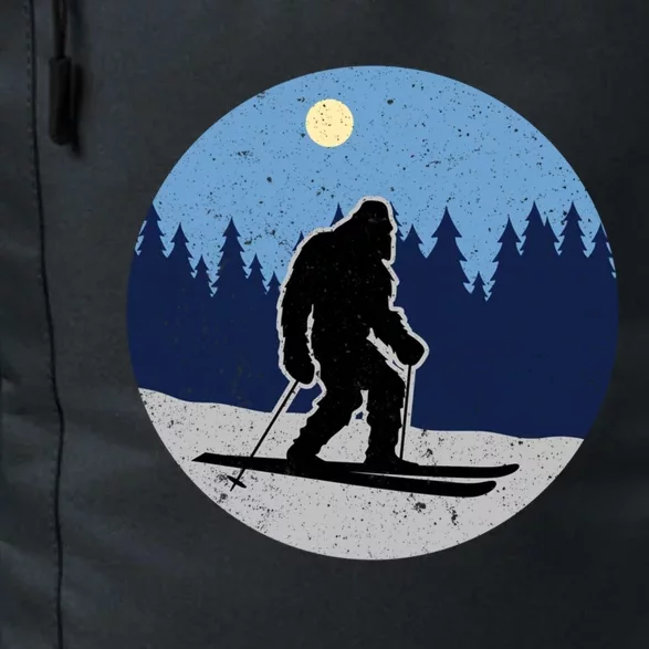 Downhill Snow Skiing Bigfoot Ski Winter Sports Alpine Great Gift Daily Commute Backpack