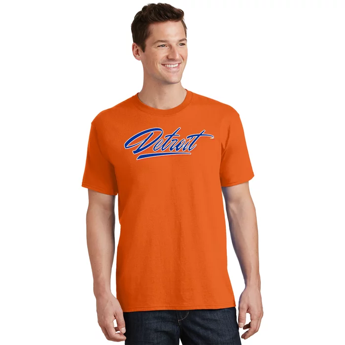 Detroit Sports Script T-Shirt