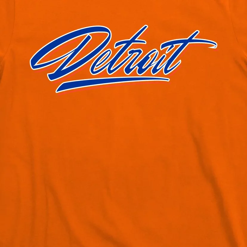 Detroit Sports Script T-Shirt