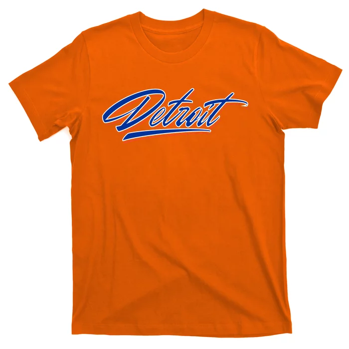 Detroit Sports Script T-Shirt