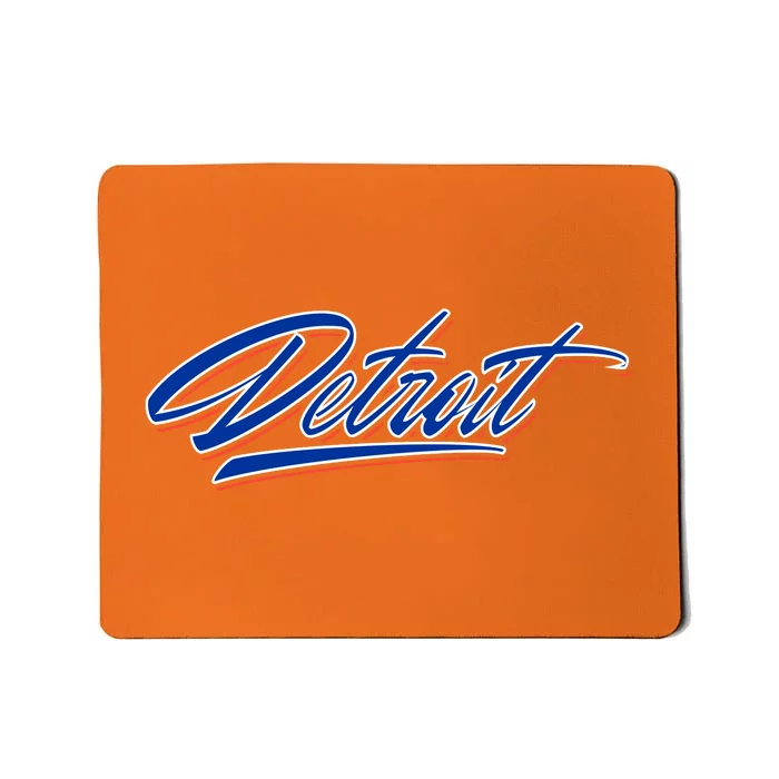 Detroit Sports Script Mousepad