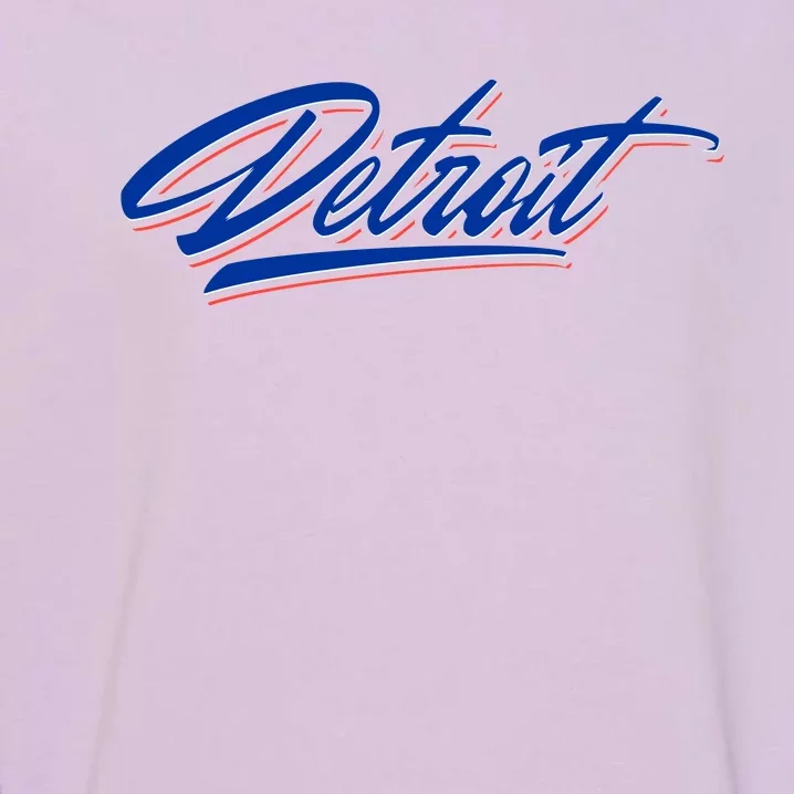 Detroit Sports Script Garment-Dyed Sweatshirt