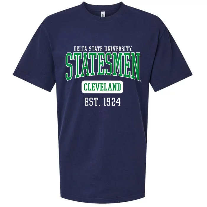 Delta State Statesmen Est Date Sueded Cloud Jersey T-Shirt