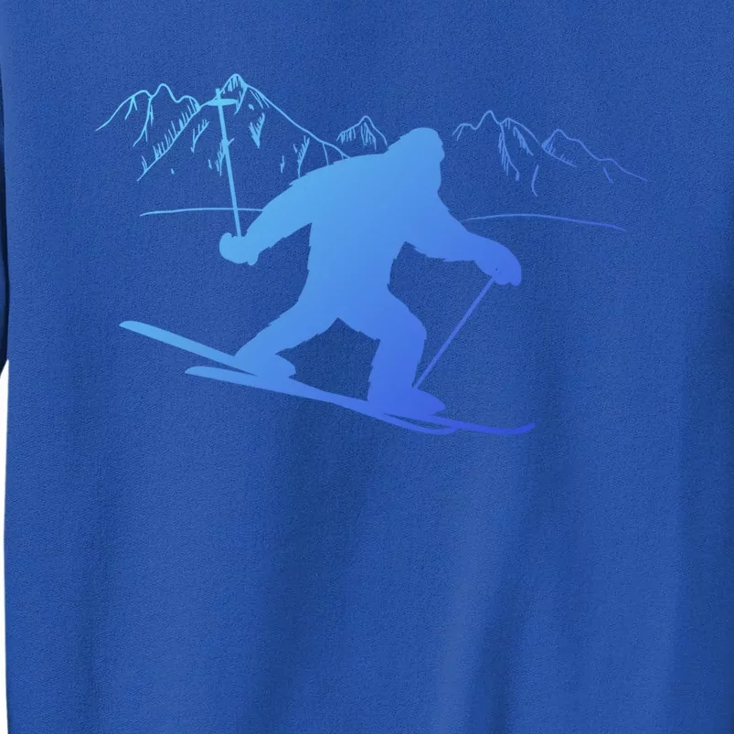 Downhill Snow Skiing Bigfoot Ski Winter Sports Alpine Gift Tall Sweatshirt