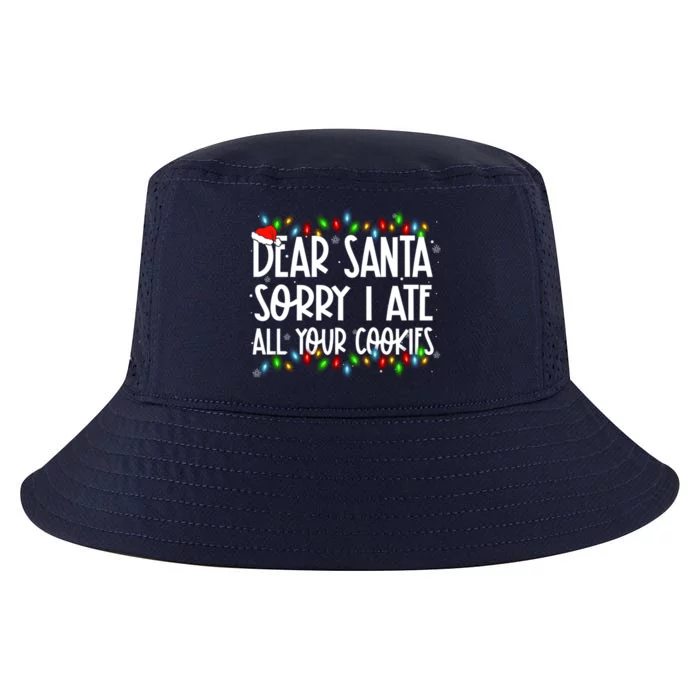 Dear Santa Sorry I Ate All Your Cookies Xmas Family Matching Great Gift Cool Comfort Performance Bucket Hat