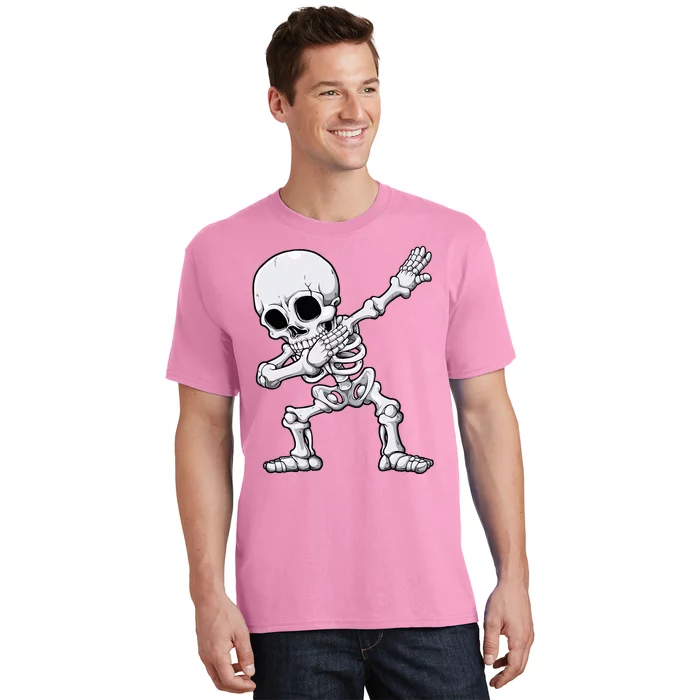 Dabbing Skeleton Skull Rib Cage Dab Dance T-Shirt