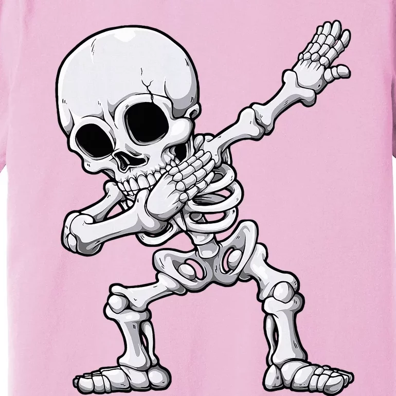 Dabbing Skeleton Skull Rib Cage Dab Dance Premium T-Shirt