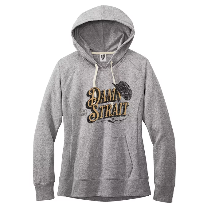 Damn S.T.R.A.I.T Since 1981 Country Music Cowgirl Western Women's Fleece Hoodie