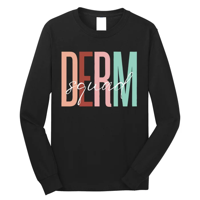 Dermatology Squad Sweatshirt For Dermatologists Dermatology Skincare Long Sleeve Shirt