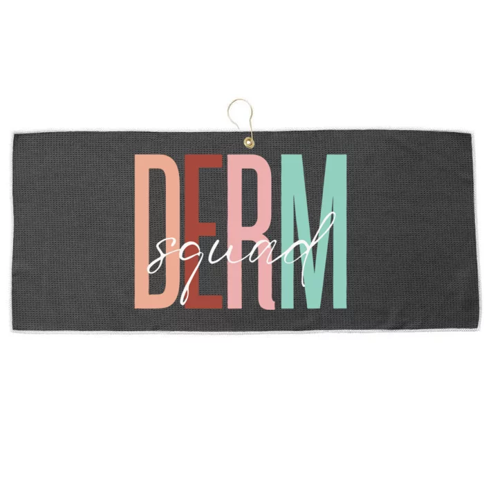 Dermatology Squad Sweatshirt For Dermatologists Dermatology Skincare Large Microfiber Waffle Golf Towel