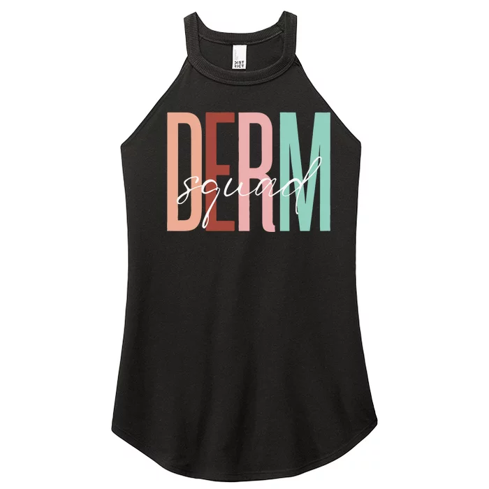 Dermatology Squad Sweatshirt For Dermatologists Dermatology Skincare Women’s Perfect Tri Rocker Tank