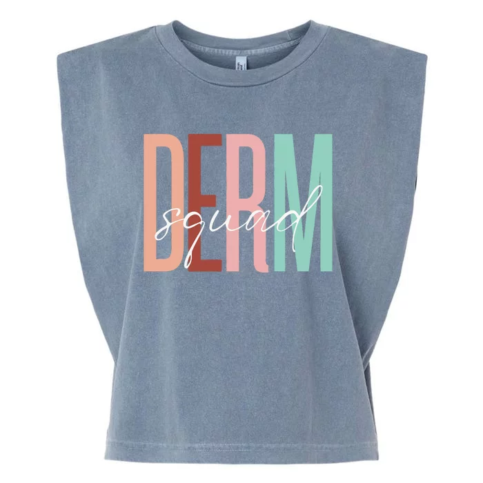 Dermatology Squad Sweatshirt For Dermatologists Dermatology Skincare Garment-Dyed Women's Muscle Tee