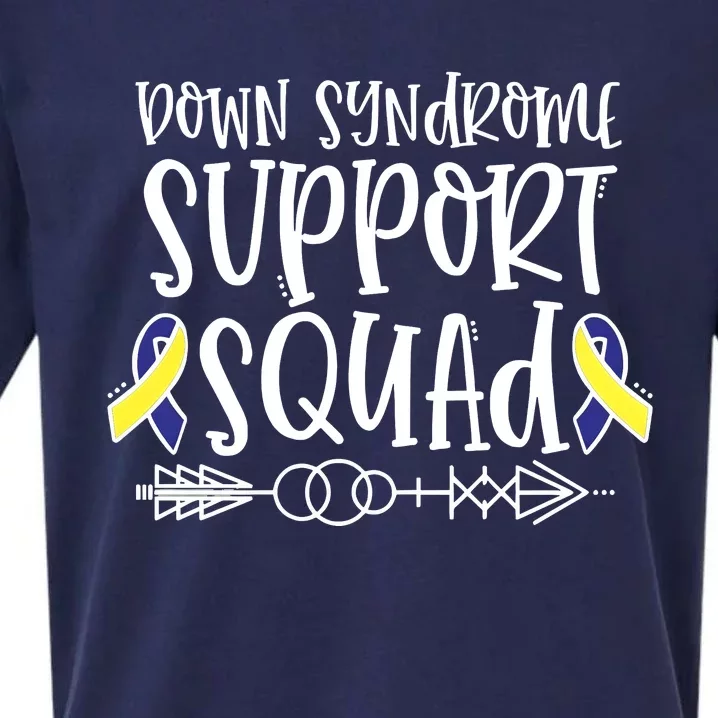 Down Syndrome Support Squad Sueded Cloud Jersey T-Shirt