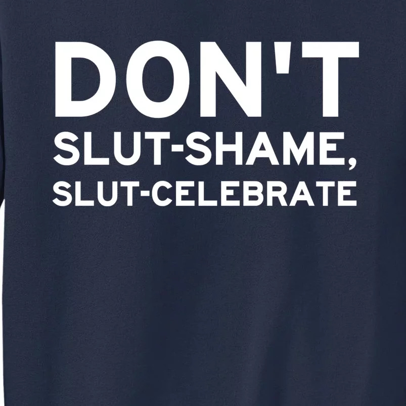 Don't Slut Shame, Slut Celebrate Funny Humor Sweatshirt