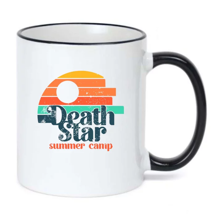 Death Star Summer Camp Funny Summer Vibes Black Color Changing Mug