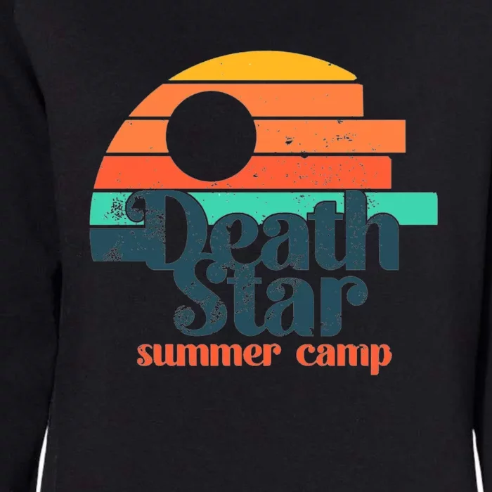 Death Star Summer Camp Funny Summer Vibes Womens California Wash Sweatshirt