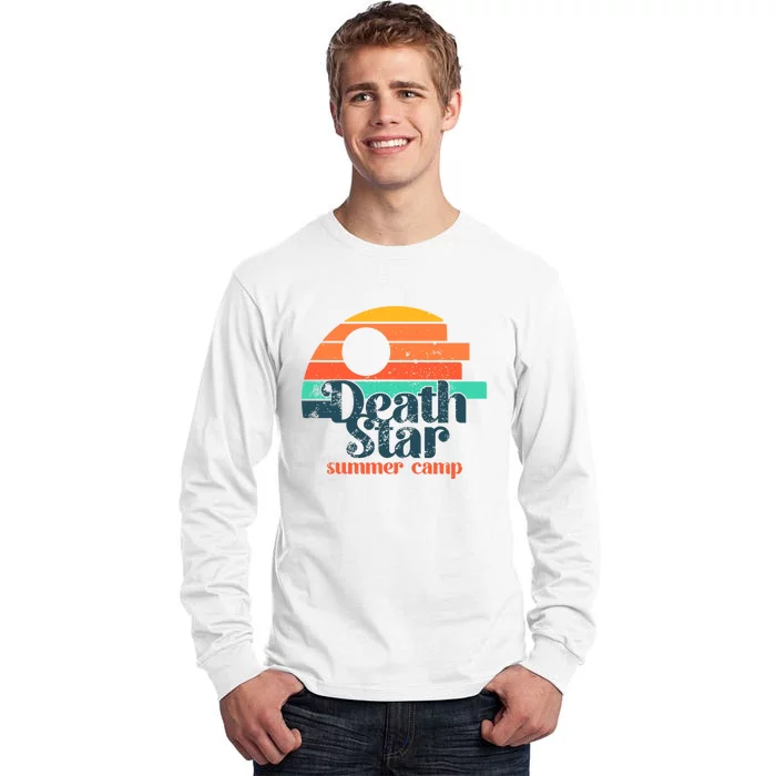 Death Star Summer Camp Funny Summer Vibes Tall Long Sleeve T-Shirt