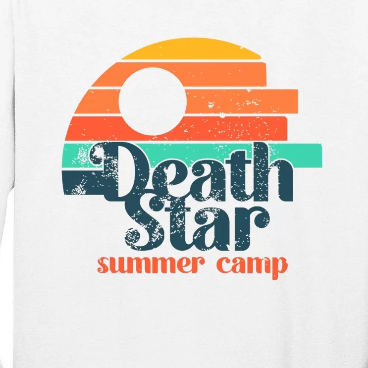 Death Star Summer Camp Funny Summer Vibes Tall Long Sleeve T-Shirt