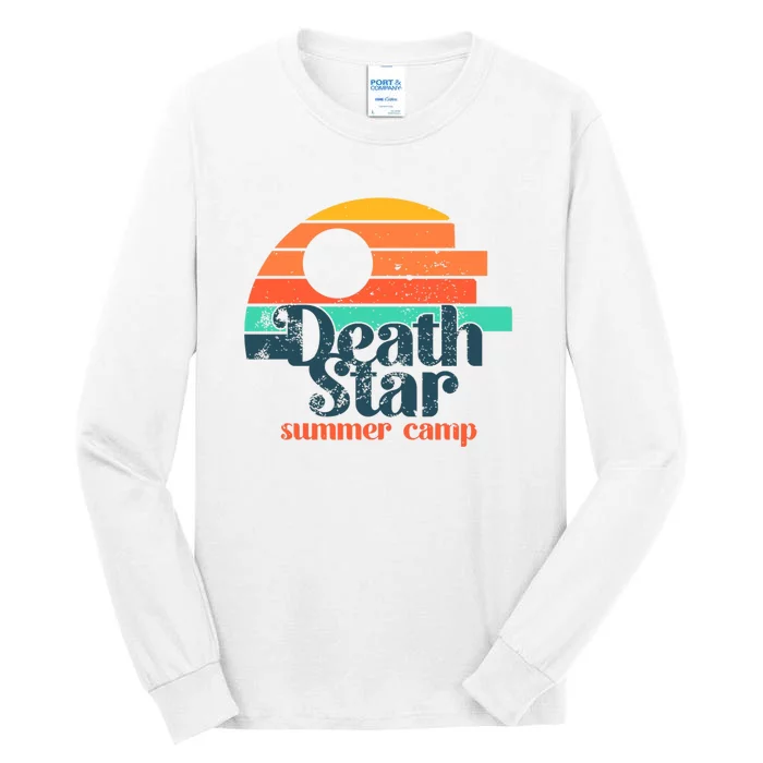 Death Star Summer Camp Funny Summer Vibes Tall Long Sleeve T-Shirt