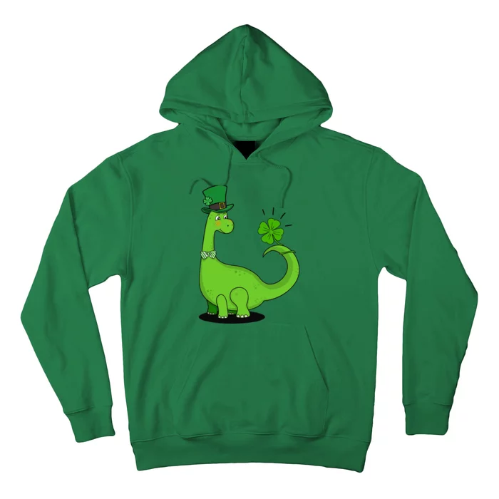 Dinosaur Shamrock St Patrick's Day Hoodie