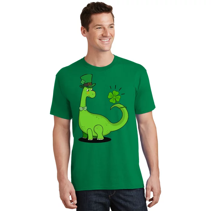 Dinosaur Shamrock St Patrick's Day T-Shirt