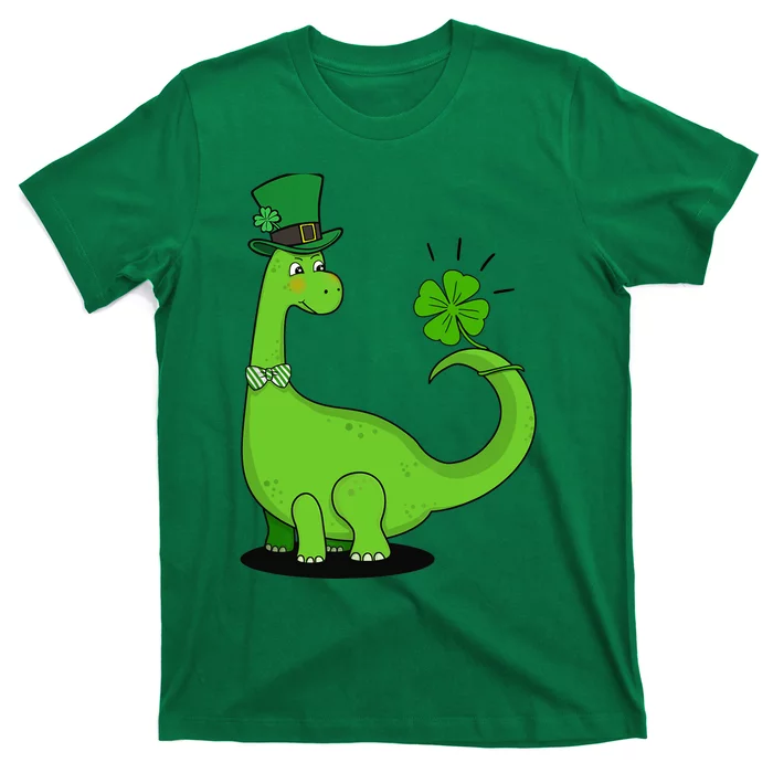 Dinosaur Shamrock St Patrick's Day T-Shirt