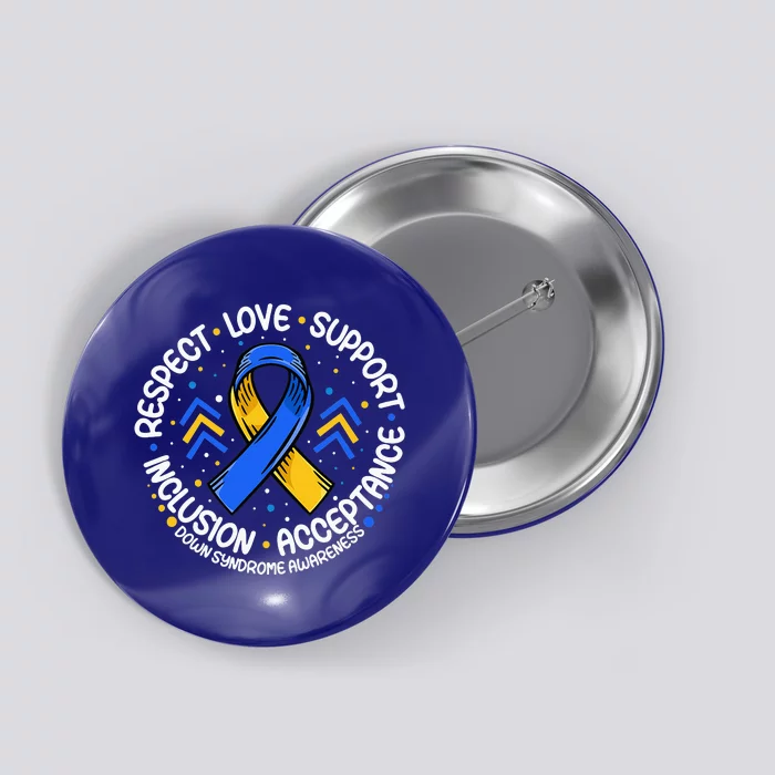 Down Syndrome Support Down Syndrome Awareness Button