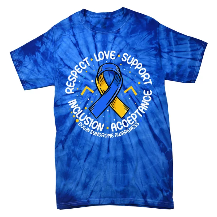 Down Syndrome Support Down Syndrome Awareness Tie-Dye T-Shirt