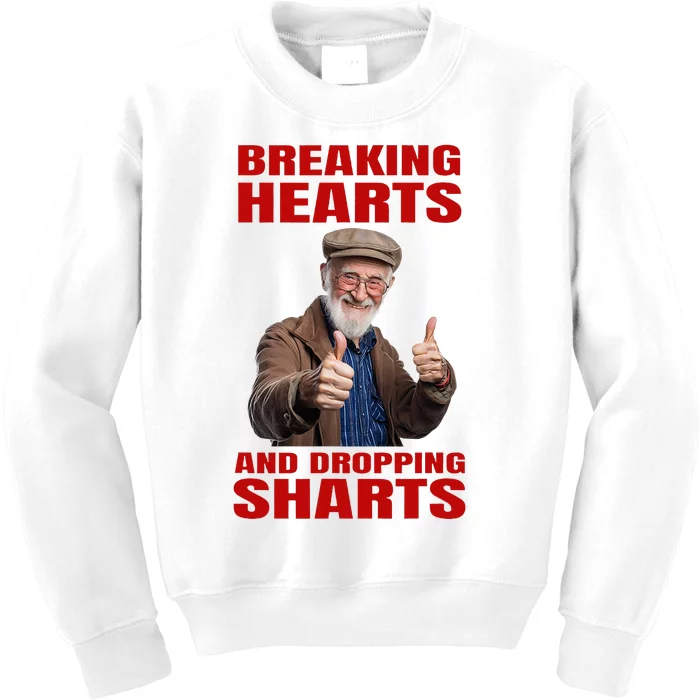 Dropping Sharts Sharted Sharting Inappropriate Embarrassing Kids Sweatshirt