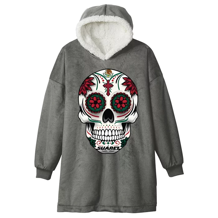 Daniel SuáRez Skull 99 Hooded Wearable Blanket