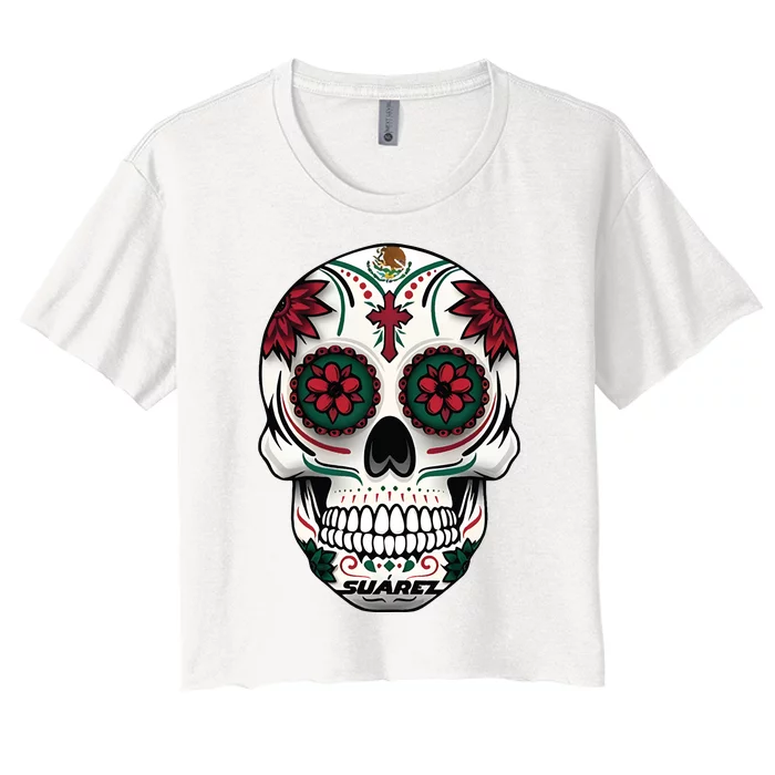 Daniel SuáRez Skull 99 Women's Crop Top Tee