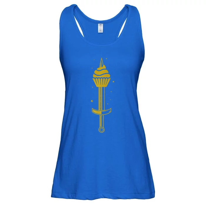 Dowser Series Tenth Anniversary Goldprinting Ladies Essential Flowy Tank