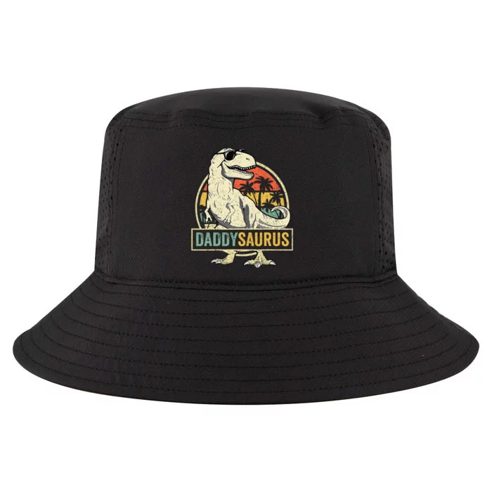 Daddy Saurus T Rex Dinosaur Daddysaurus Family Matching Cool Comfort Performance Bucket Hat