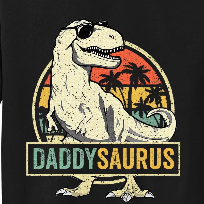 Daddy Saurus T Rex Dinosaur Daddysaurus Family Matching Tall Sweatshirt