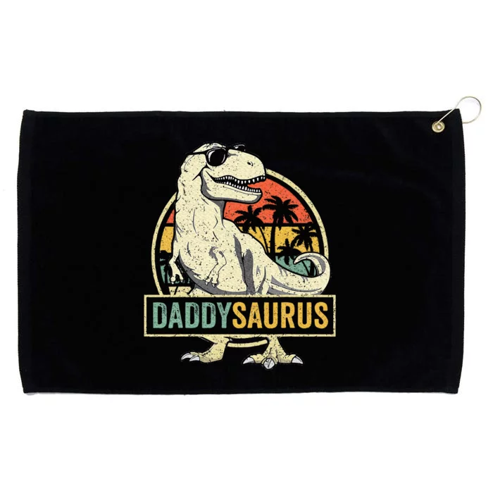 Daddy Saurus T Rex Dinosaur Daddysaurus Family Matching Grommeted Golf Towel