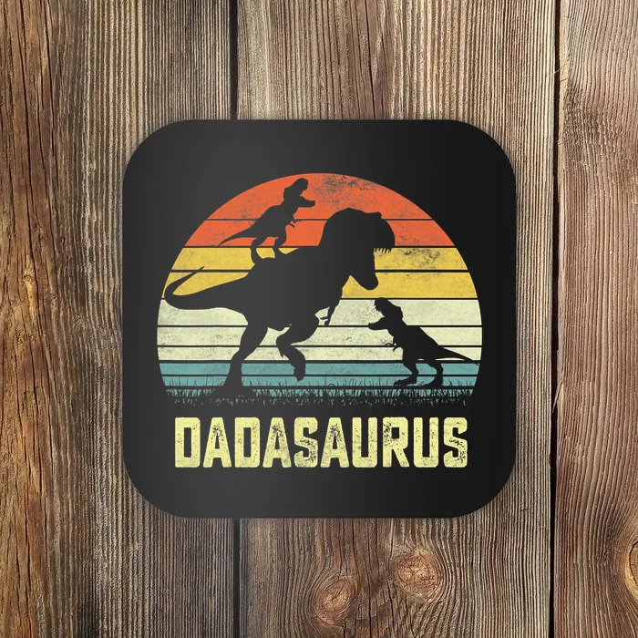 Dada Saurus T Rex Dinosaur Dada 2 Family Matching Coaster