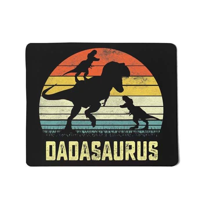 Dada Saurus T Rex Dinosaur Dada 2 Family Matching Mousepad