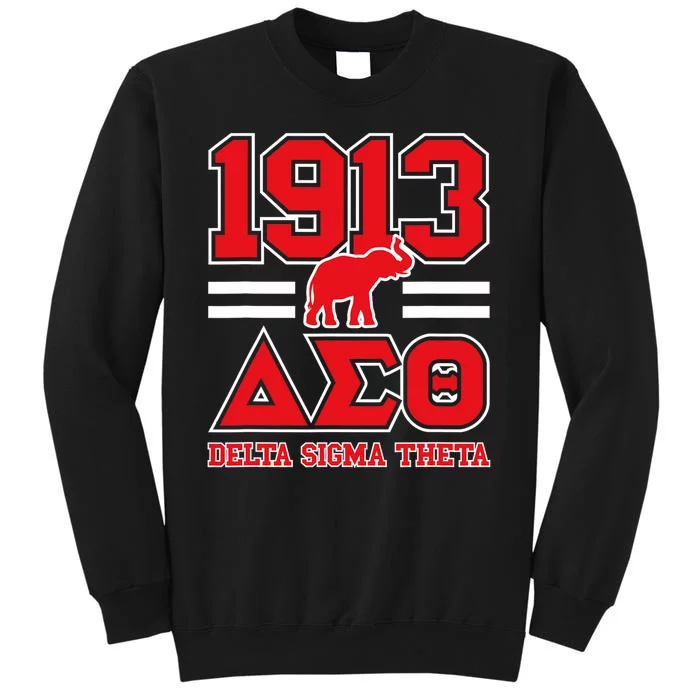 Delta Sigma Theta Sorority Paraphernalia Delta 1913 Hbcu Tall Sweatshirt