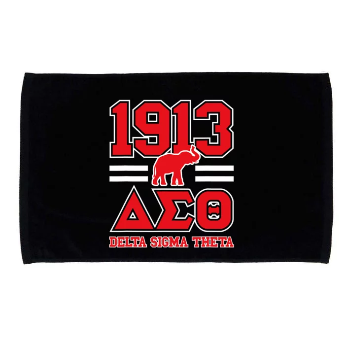 Delta Sigma Theta Sorority Paraphernalia Delta 1913 Hbcu Microfiber Hand Towel