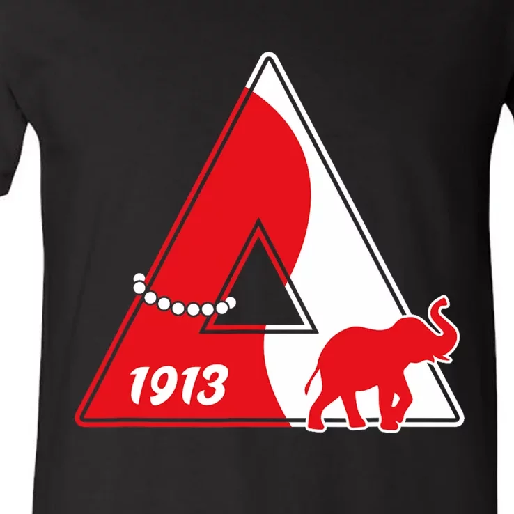 Delta Sigma Theta Sorority Paraphernalia Delta 1913 Hbcu V-Neck T-Shirt