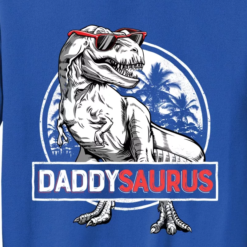 Daddy Saurus T Rex Dinosaur FatherS Day Family Matching Gift Tall Sweatshirt