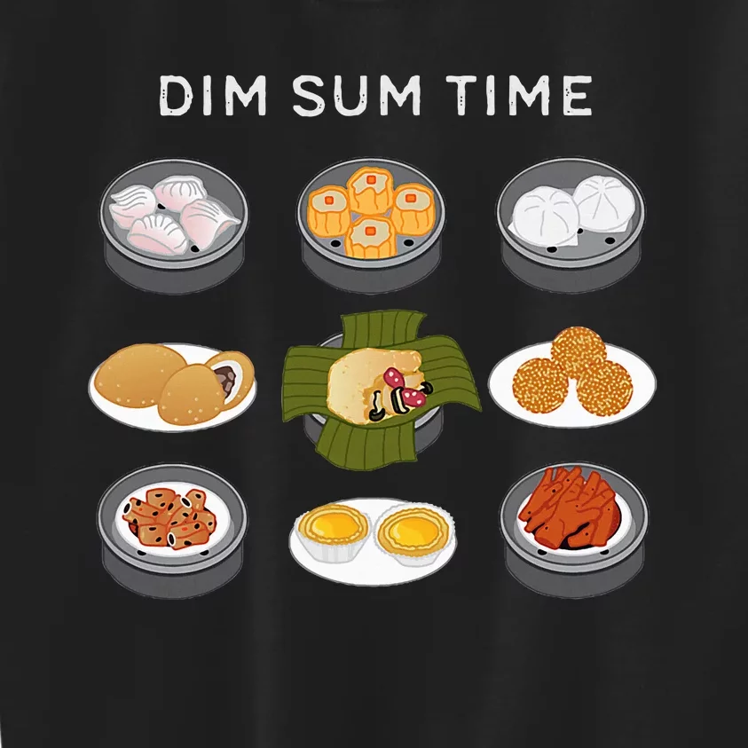 Dim Sum Time Kids Sweatshirt