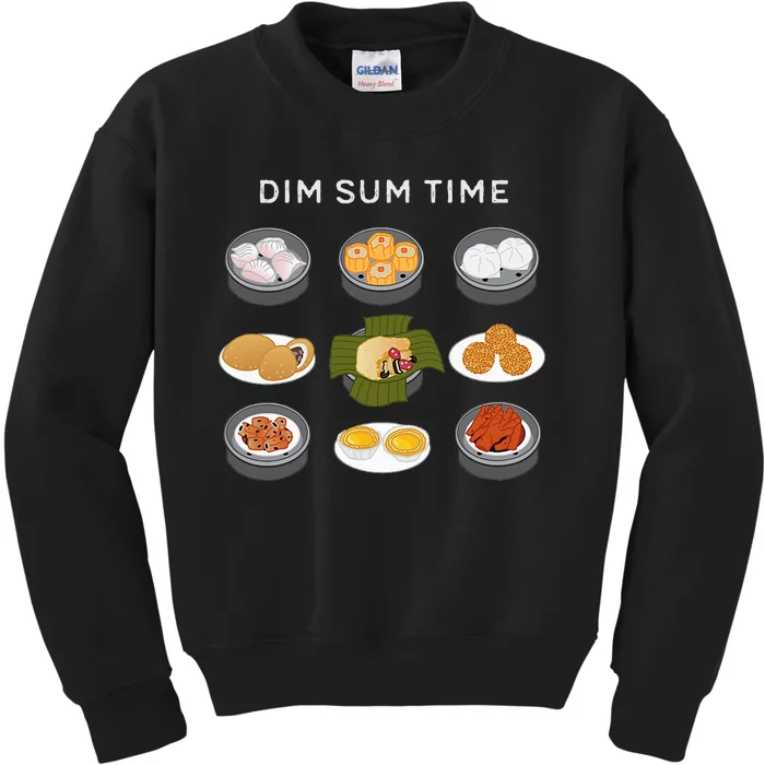 Dim Sum Time Kids Sweatshirt