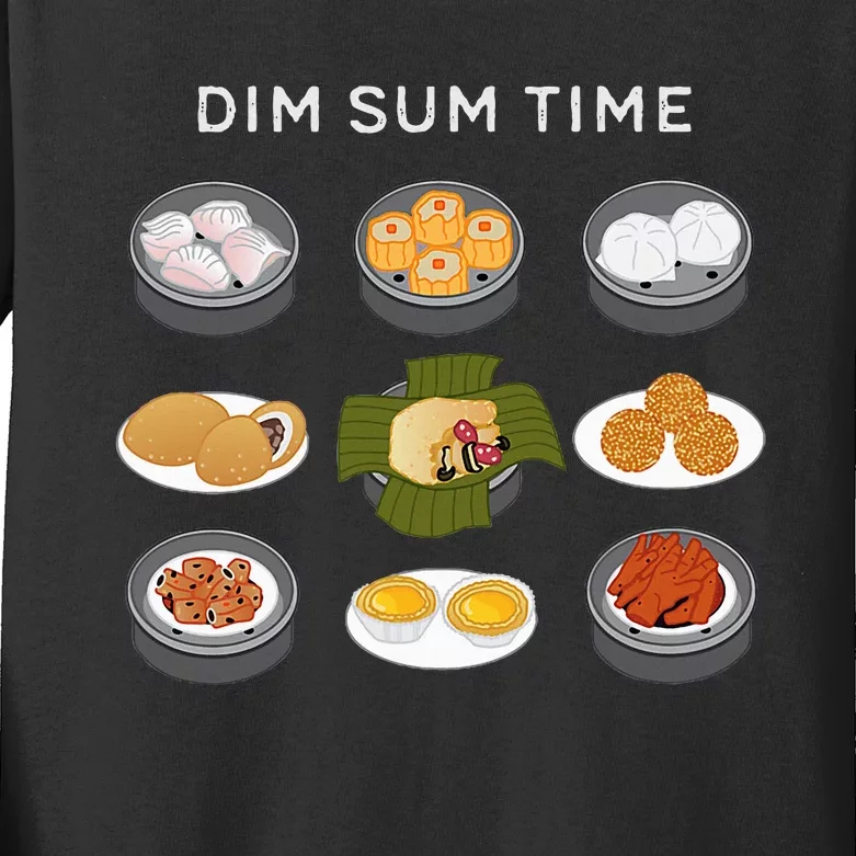 Dim Sum Time Kids Long Sleeve Shirt