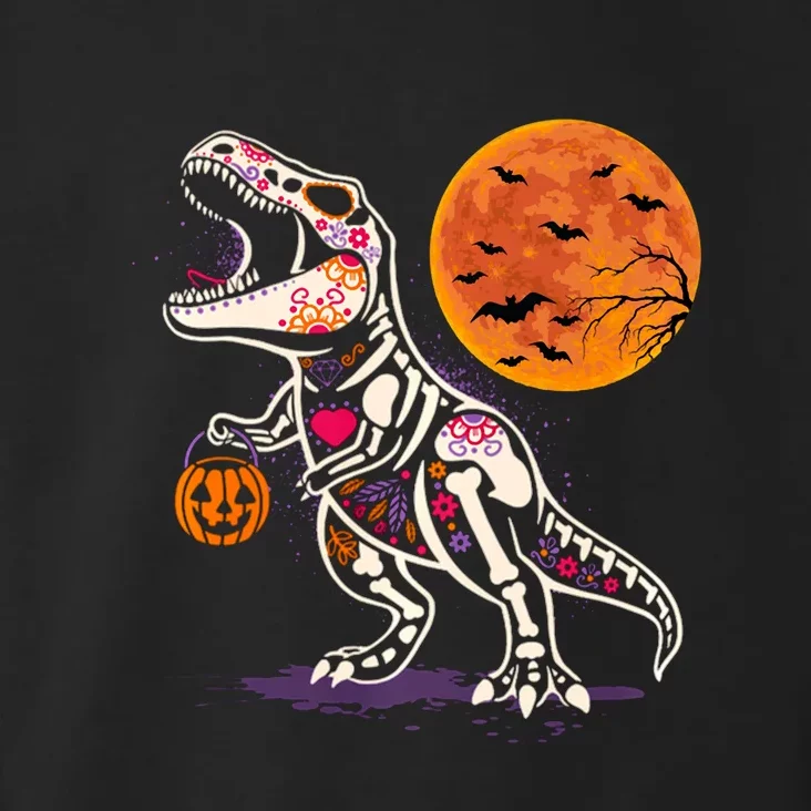 Dinosaur Skeleton T Rex Patterns Scary Halloween Hoodie Toddler Hoodie