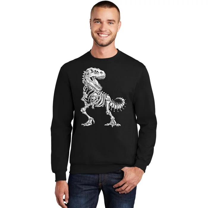 Dinosaur Skeleton T Rex Halloween Gift Sweatshirt